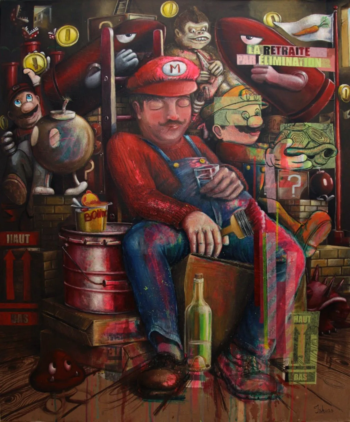 Le repos de l'ouvrier, œuvre de Iskias Pannier Fraino