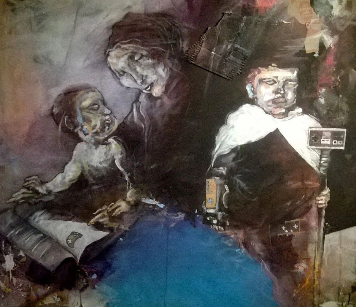 "Sainte Geek", artwork by Yeroün .