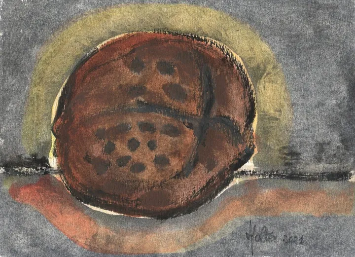 Comment vas-tu, vieille noix ?, artwork by Alain HALTER