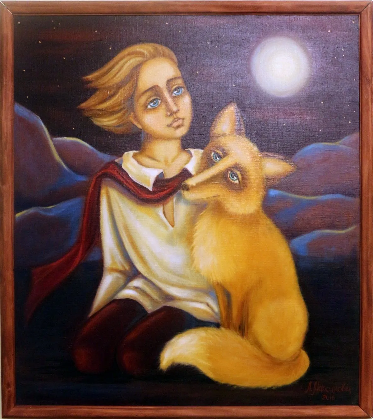 The Little prince, œuvre de Lesia Maksymova
