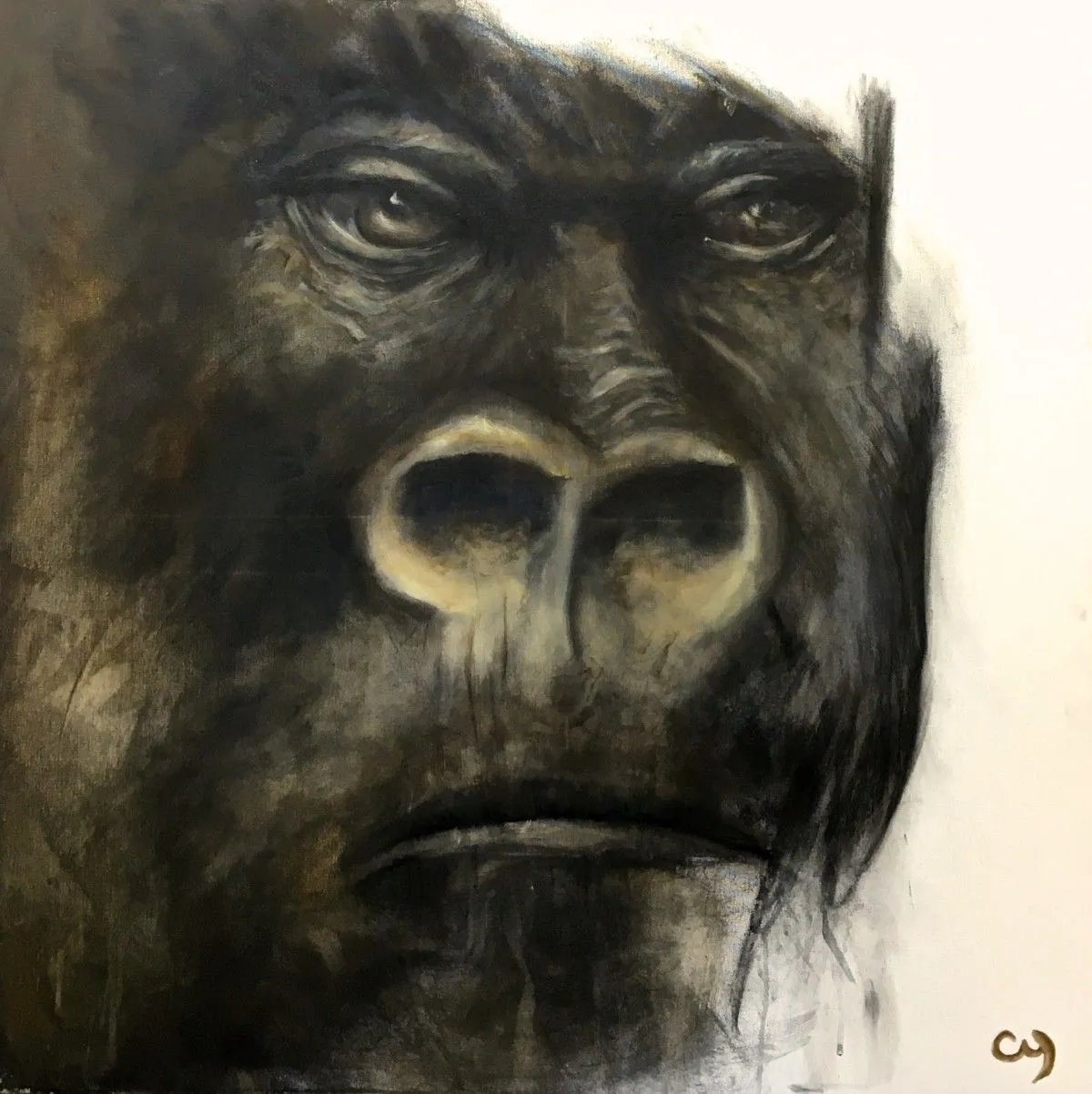 Bonobo, œuvre de Christyne Proulx