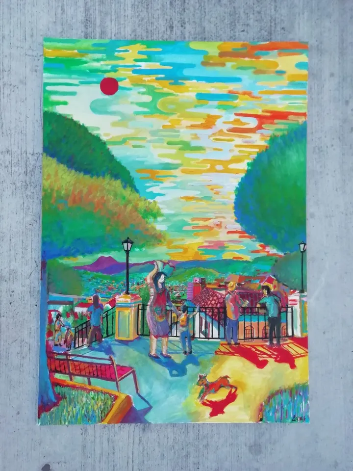 Parque La Leona (Paísaje), œuvre de Aziel Barrientos