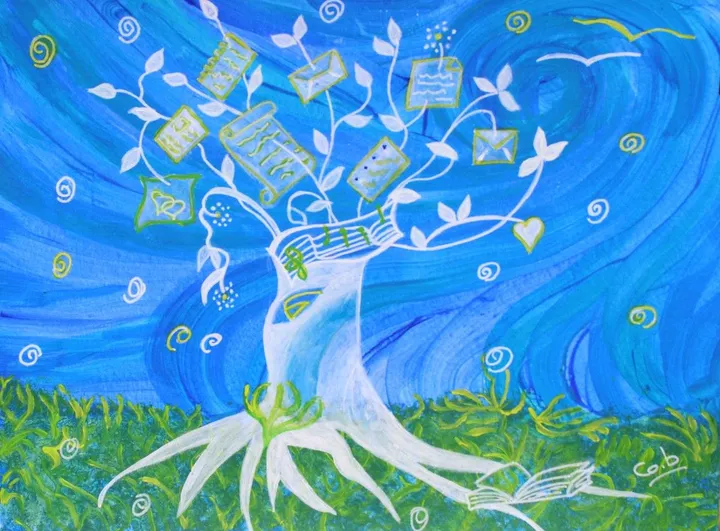 Mumures de l'âme, artwork by Corinne Brossier