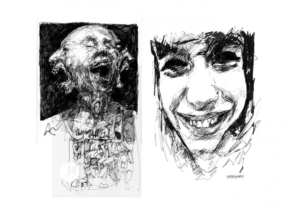 Dessins, artwork by Michel Desroches