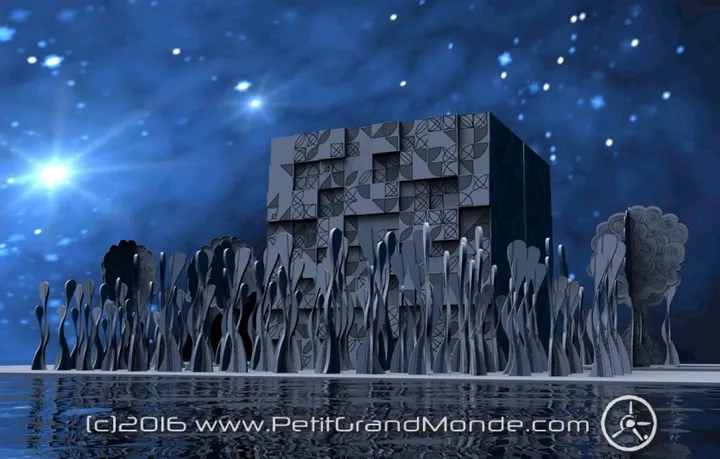 PetitGrandMonde #001, artwork by Yan Paquin