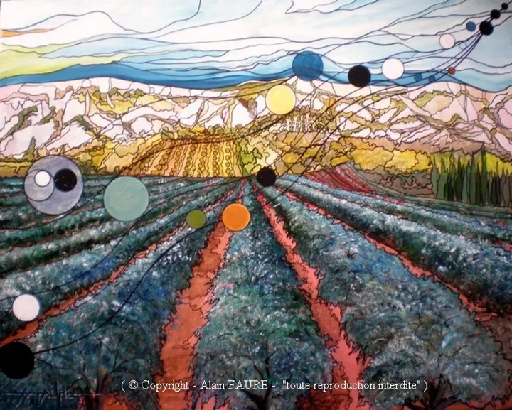LE MURMURE DES ALPILLES, artwork by Alain FAURE
