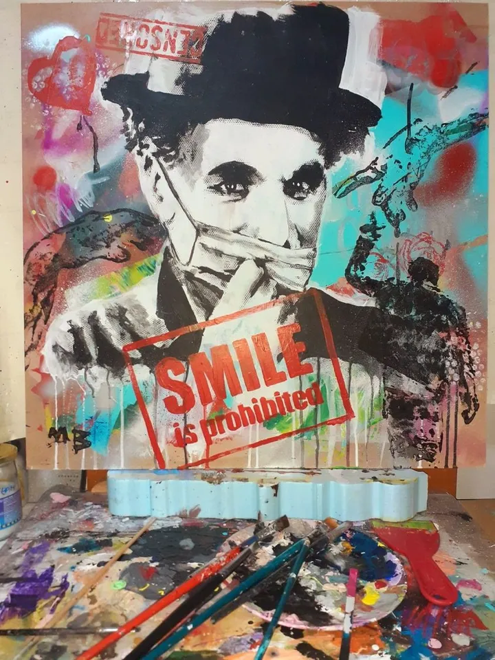 Smile is prohibited, œuvre de Miroslav Babin?ák