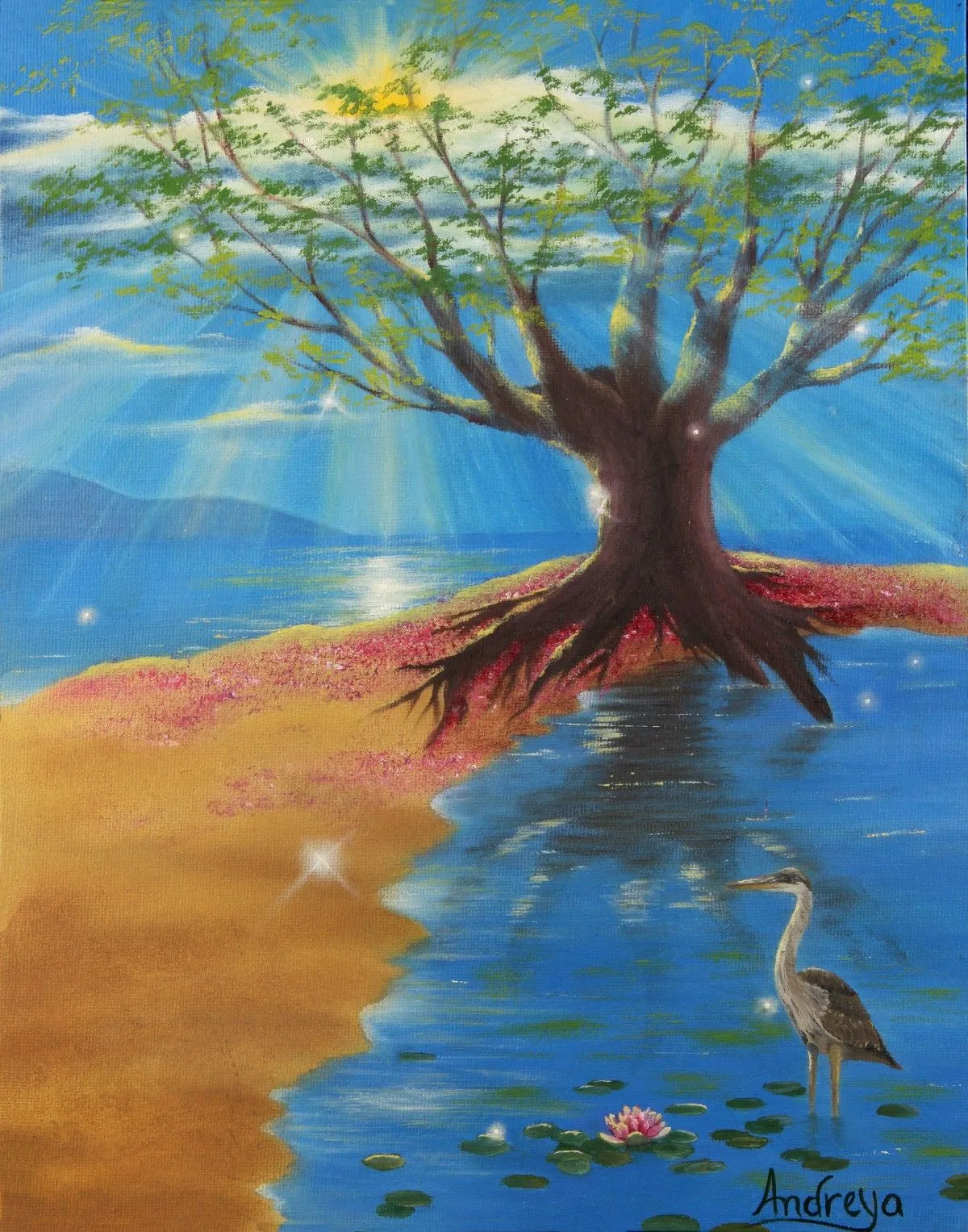 Union entre ciel et terre, artwork by Andréa Lussier-Gagné