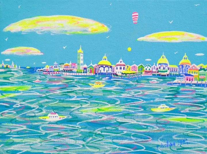 The Waves Of Happiness, œuvre de Katrina Avotina