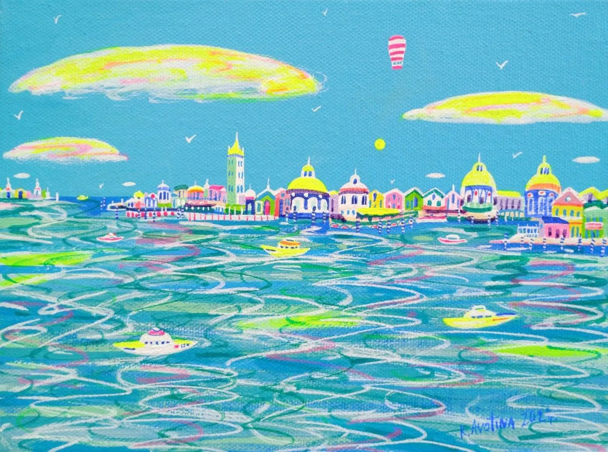 The Waves Of Happiness, œuvre de Katrina Avotina