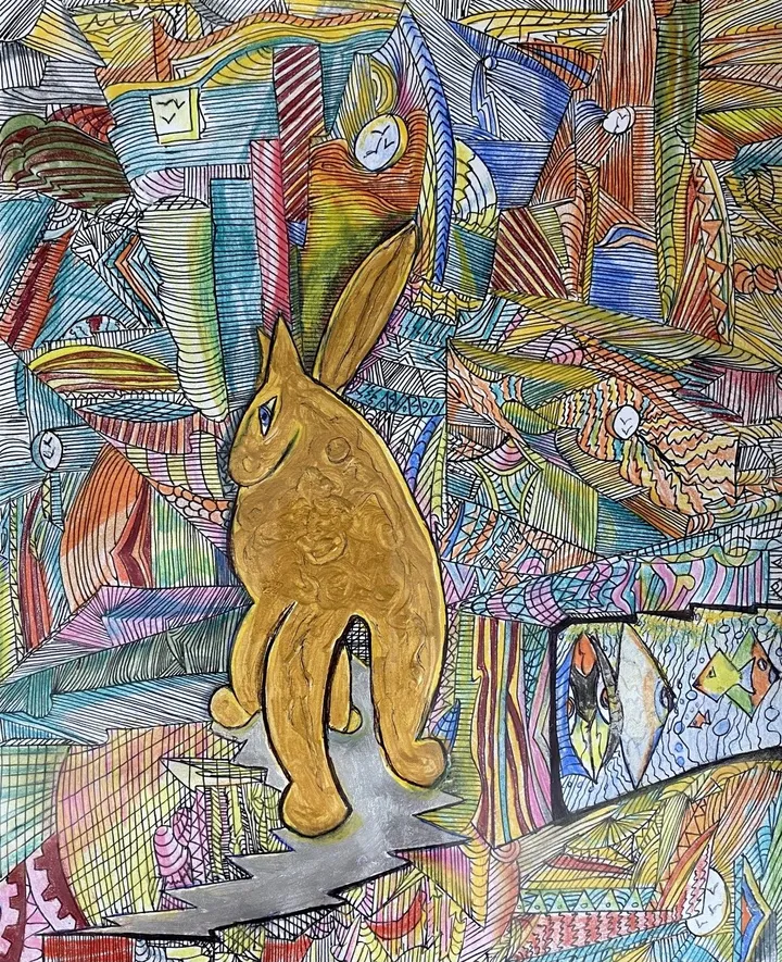 Kaliro the Cat, artwork by Denis Roucau