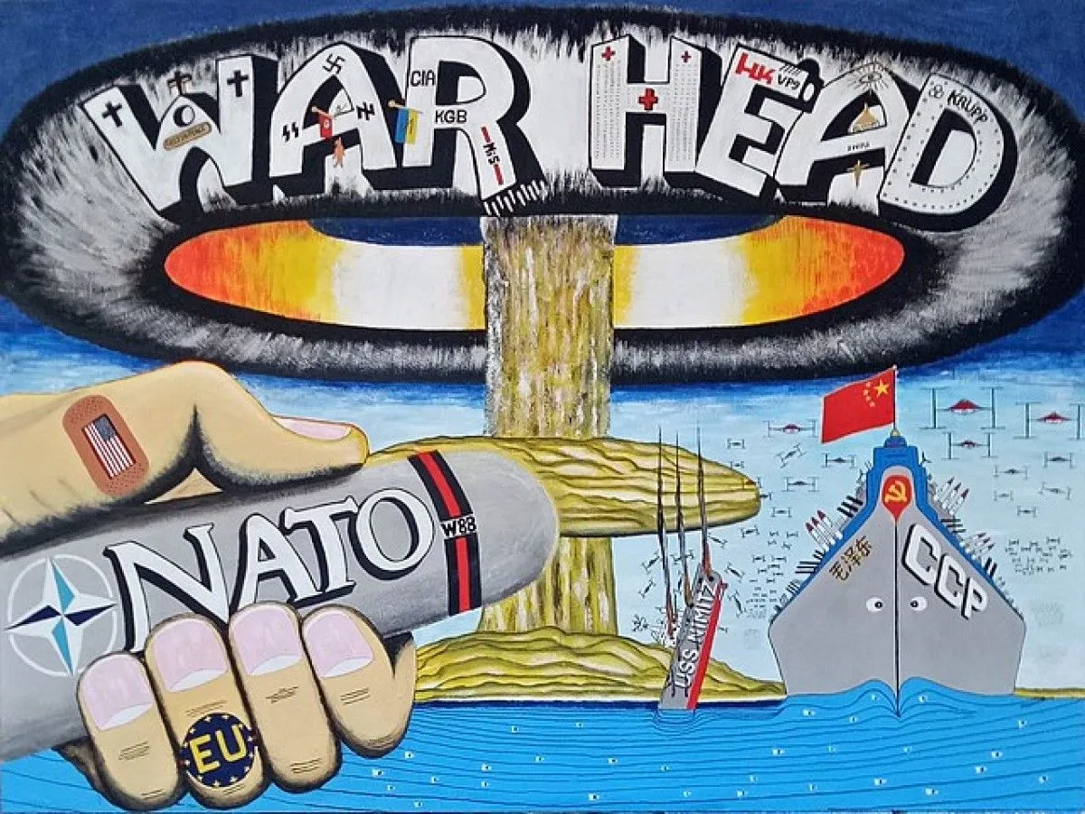 WAR HEAD, œuvre de Kornelis Klevering