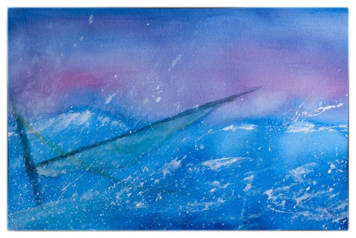 Dans la tourmente, œuvre de Carole Mercier