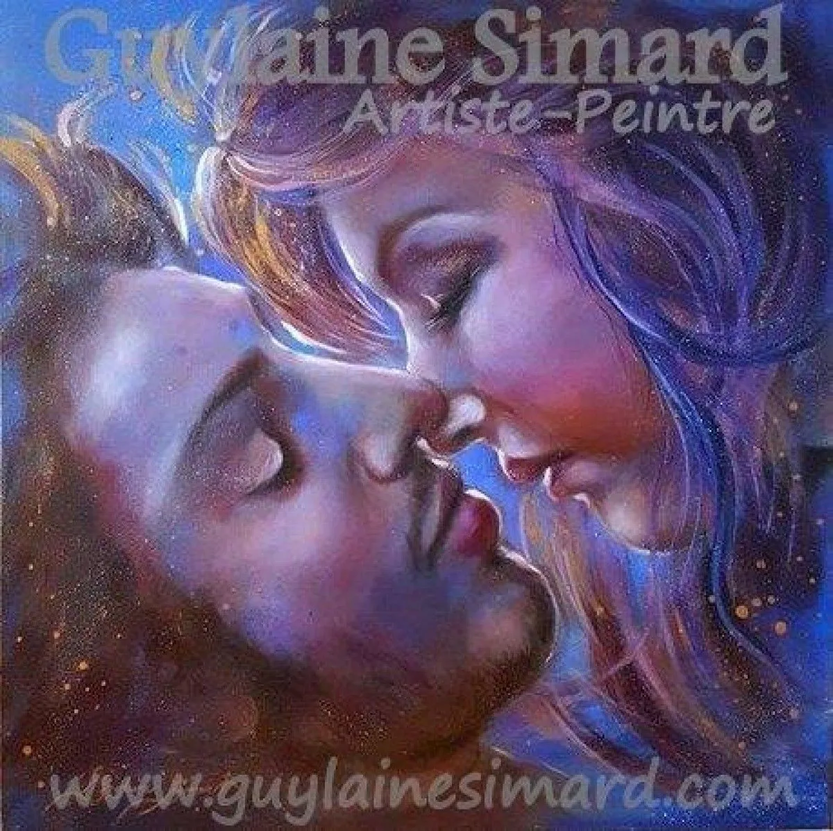 Le bleu de la tendresse, œuvre de Guylaine Simard