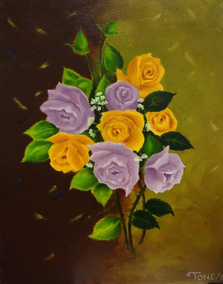 Bouquet of roses, œuvre de Antonio Davis