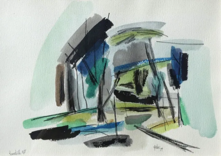 Ramatuelle, artwork by Alain HALTER
