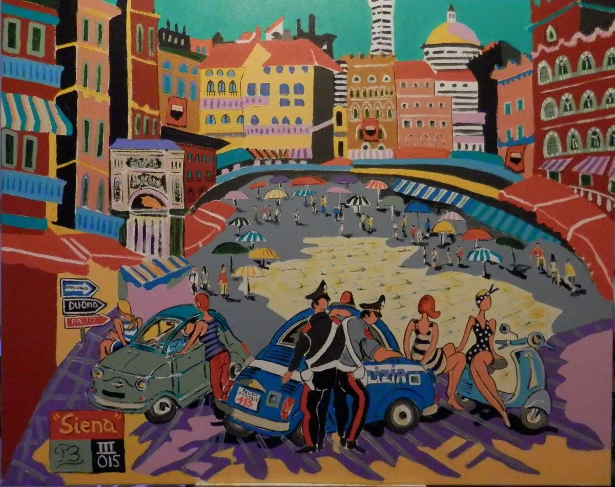 "Siena", artwork by Patrick Bergès