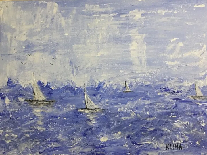 Boats, œuvre de Neli Chichinadze