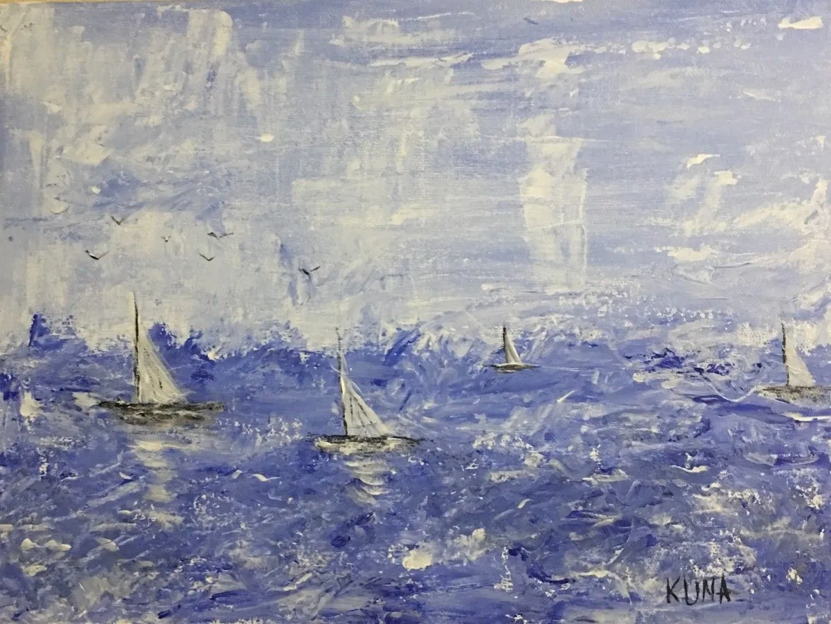 Boats, œuvre de Neli Chichinadze