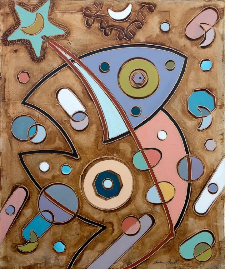 Il rettile, artwork by Andrea Benetti