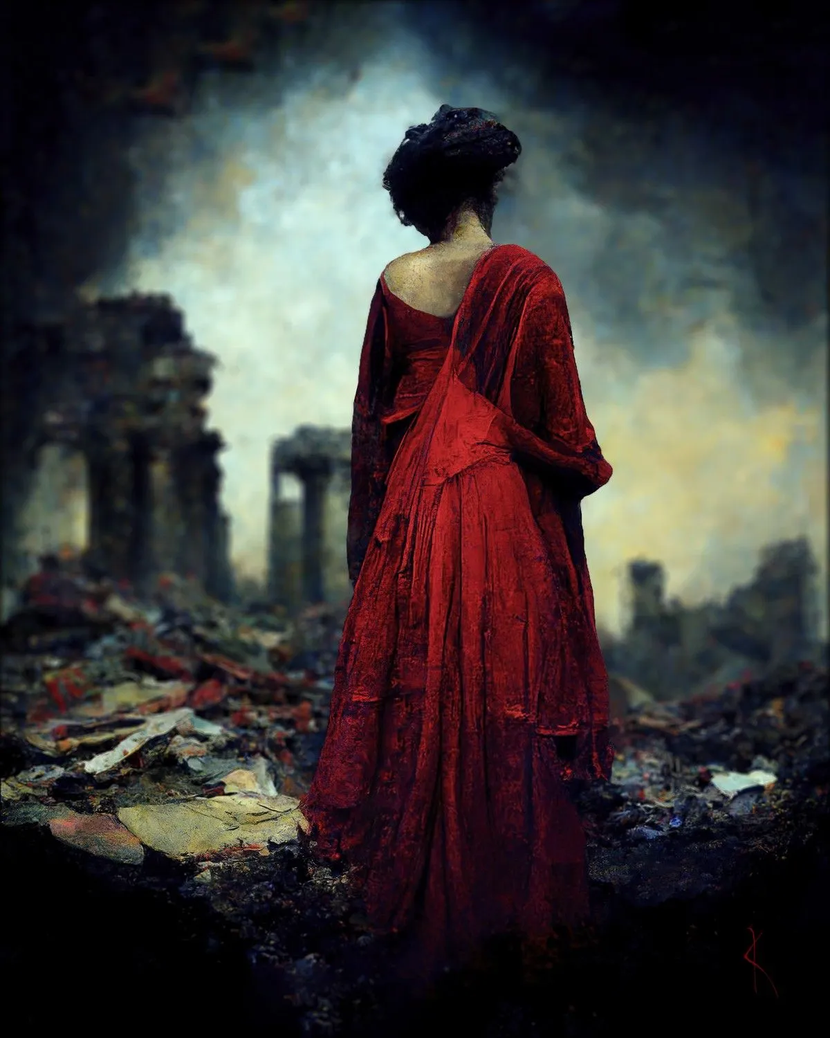 Ruin, artwork by Kathryn Archibald