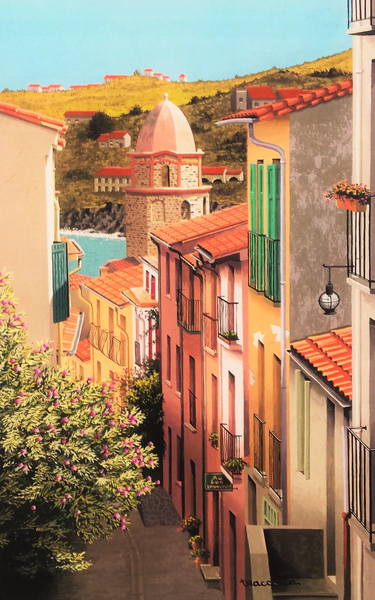 Collioure, artwork by Thierry Traccoën