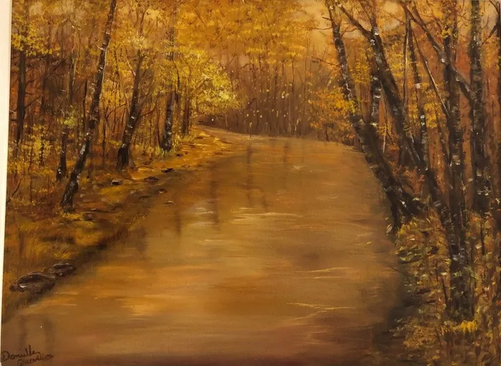 bouleaux d'automne, artwork by Danielle Quevillon