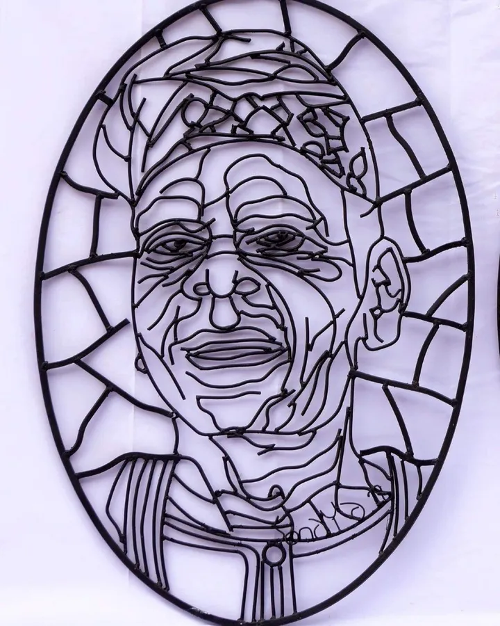 The Legend (Prof. Grillo), œuvre de Idowu Sonaya