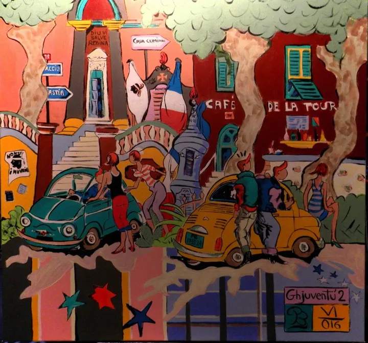 "Ghjuventù", artwork by Patrick Bergès