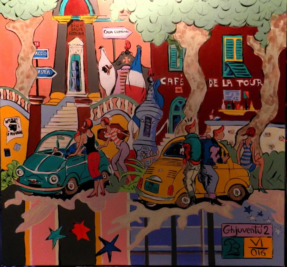 "Ghjuventù", artwork by Patrick Bergès