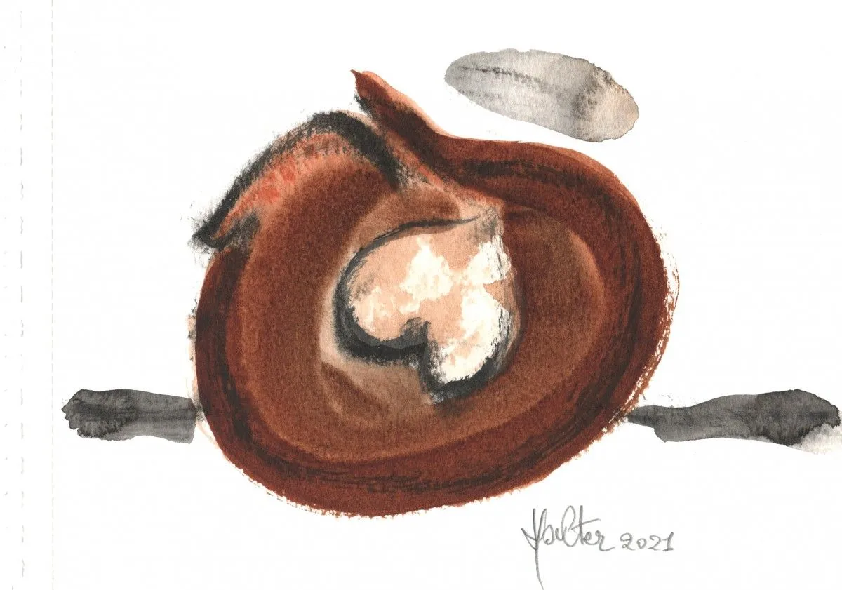 Cœur de marron, artwork by Alain HALTER