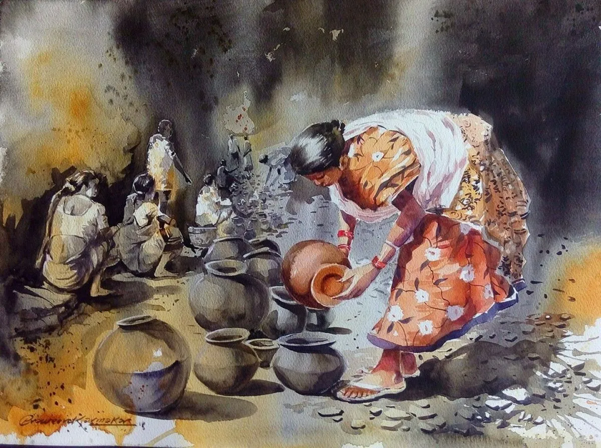trible market, œuvre de praween karmakar