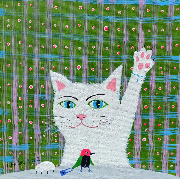 Purrr Purrr!, artwork by Katrina Avotina