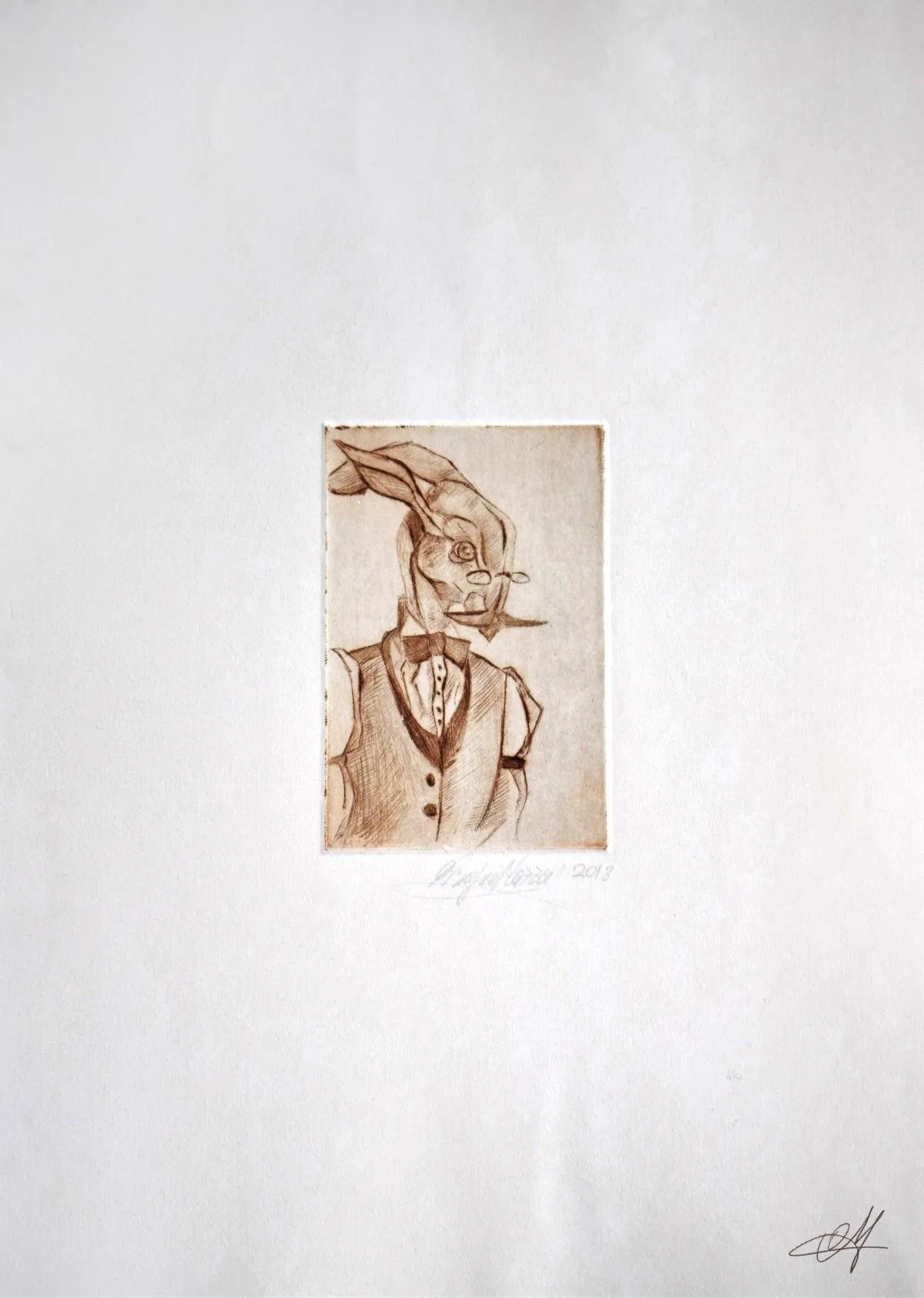 The psychiatrist, artwork by Olimpia Mazzei