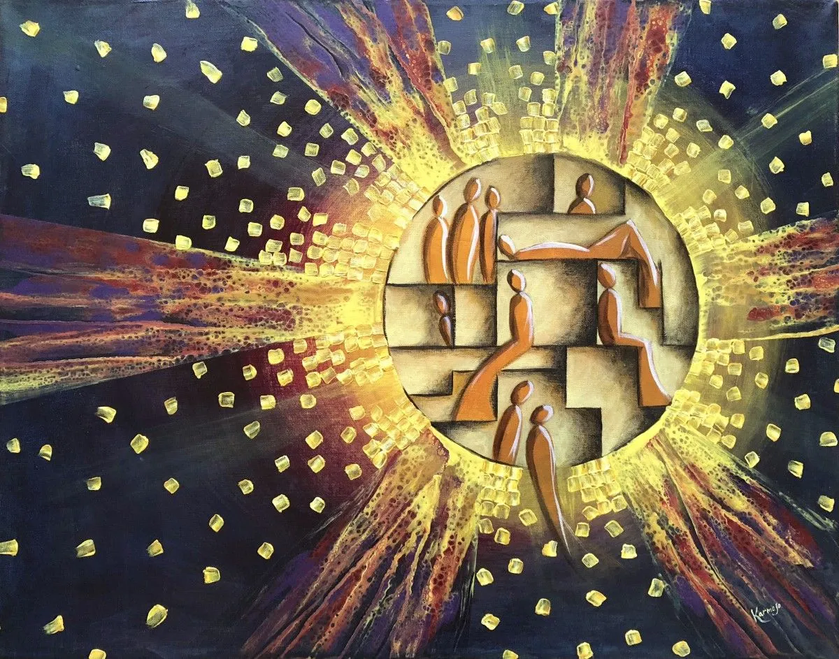 Explosion démographique, artwork by Johanne Brunet