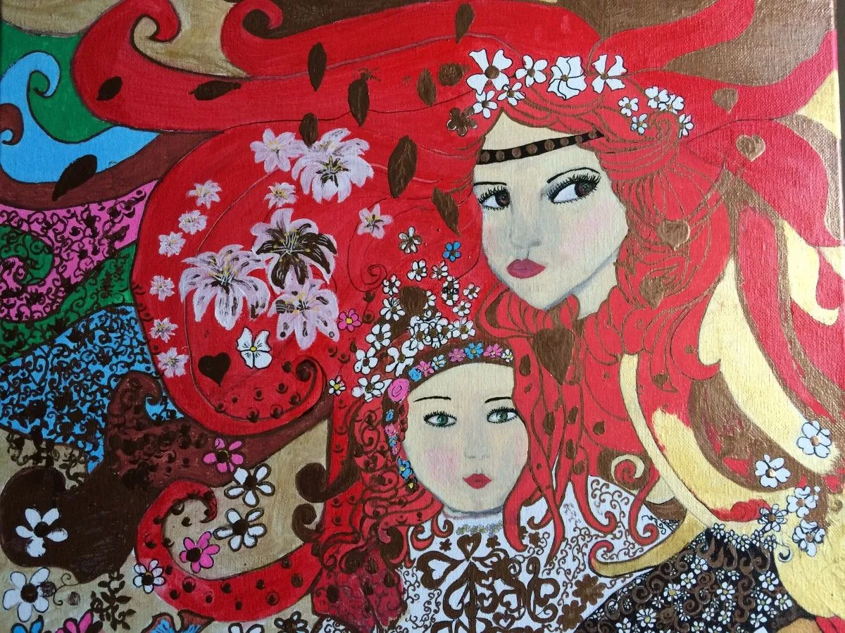 Bonheur, artwork by Adelisse Filetcailloux