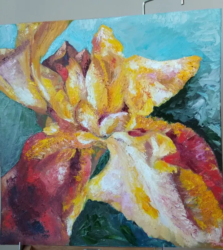 An Iris, œuvre de Natalia Pavliuk