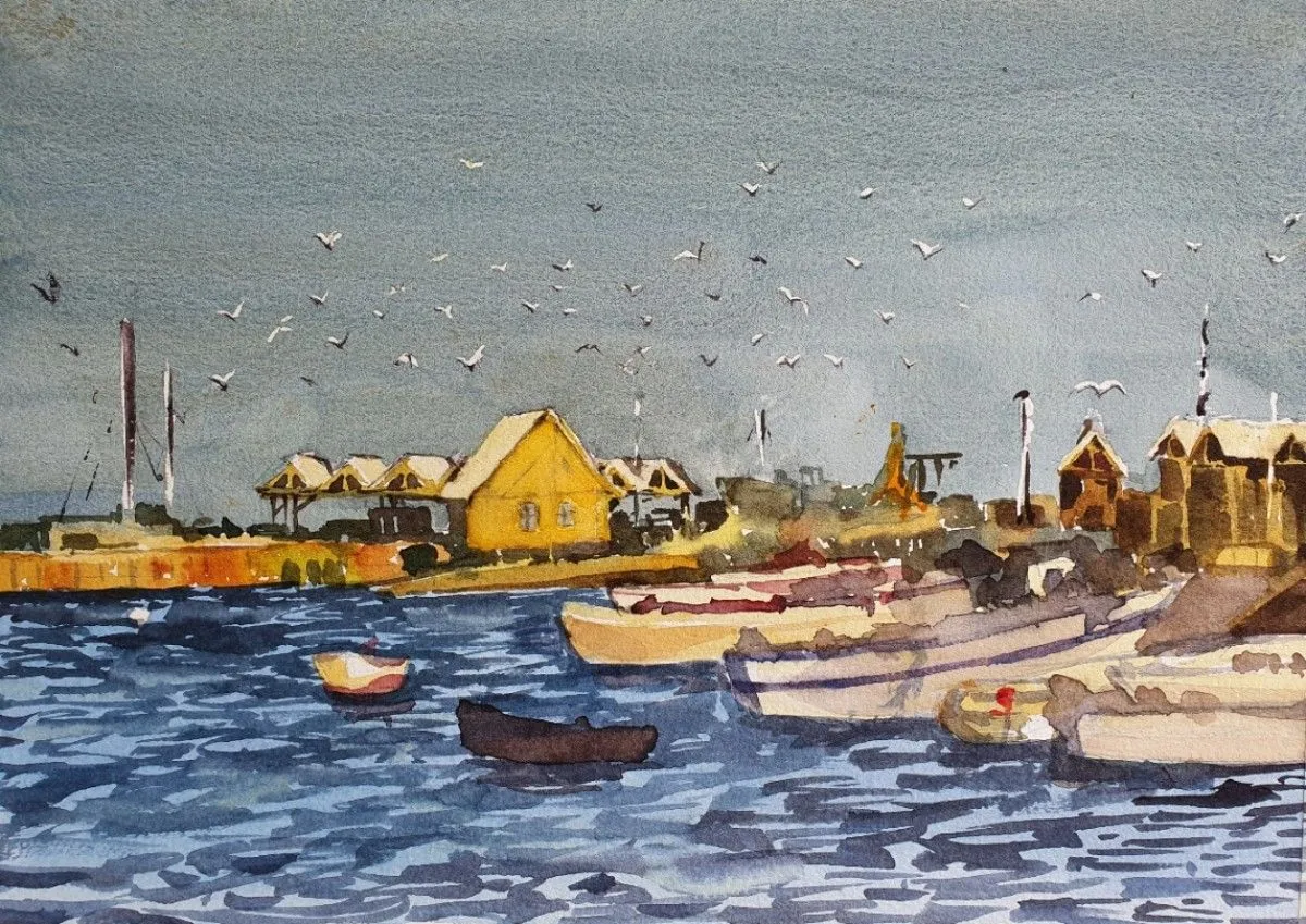Isla Culatra, artwork by Tito Llorente