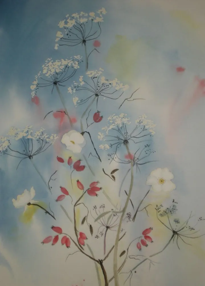 BOUQUET D'AUTOMNE, œuvre de Thérèse Hanot