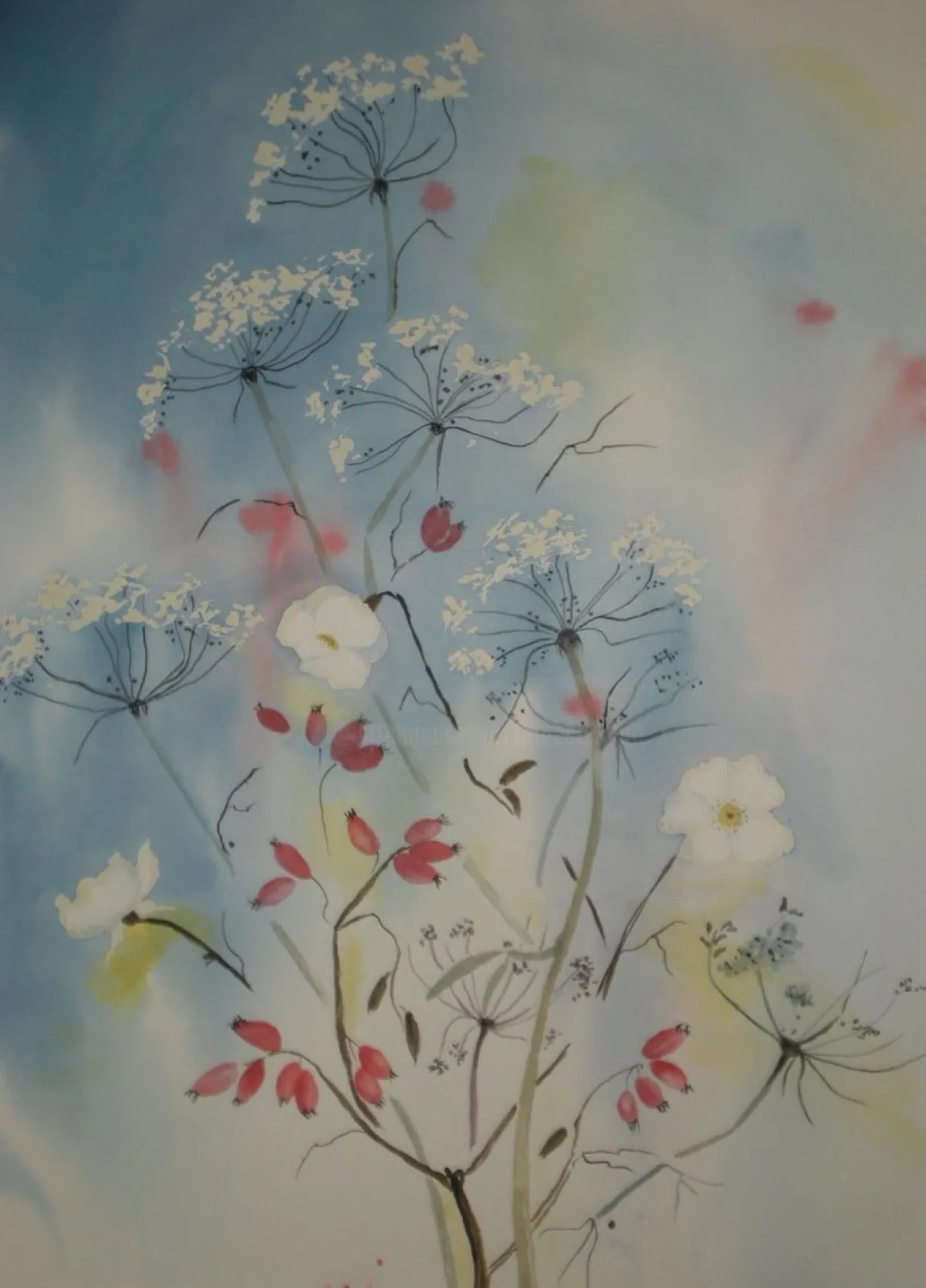 BOUQUET D'AUTOMNE, œuvre de Thérèse Hanot
