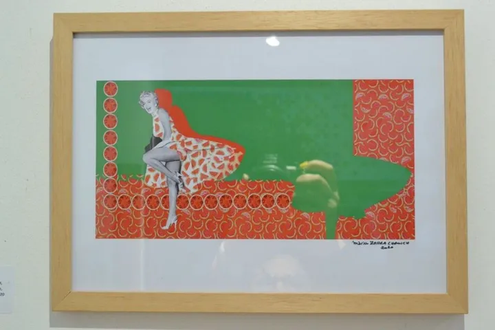 "Femme- pastèque", artwork by Mariem ZAHRA CHAOUCH