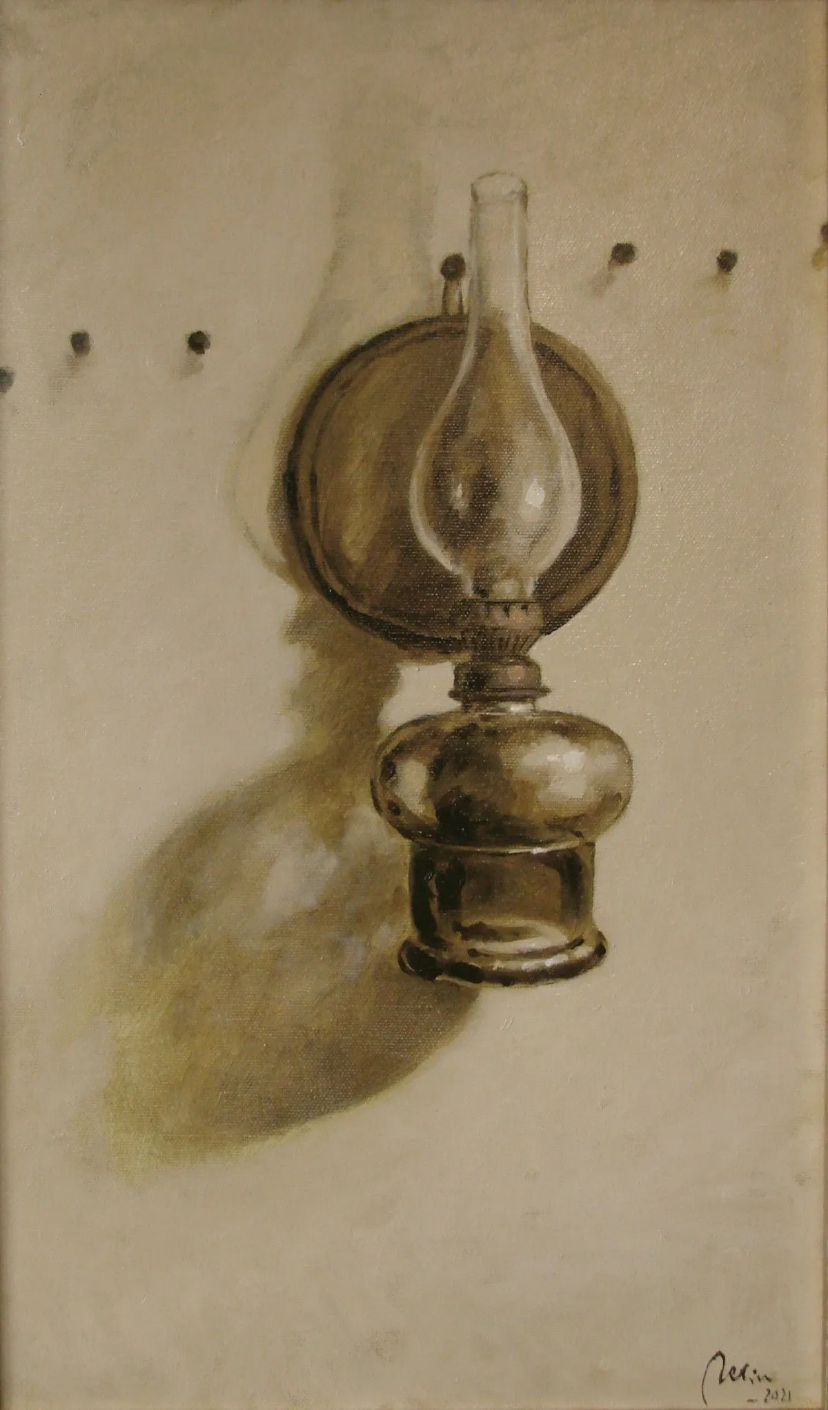 Amintiri ,vechea lampa, œuvre de doru cristian deliu