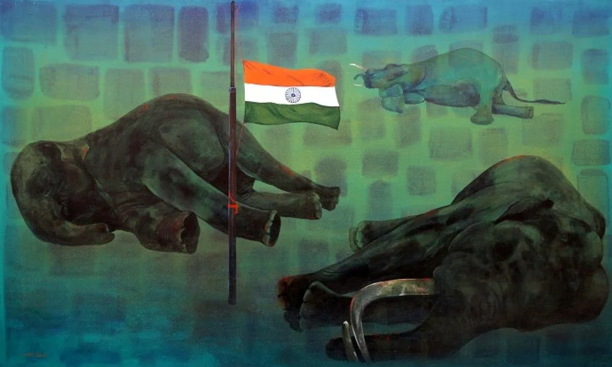 Untitled, œuvre de Satish Multhalli