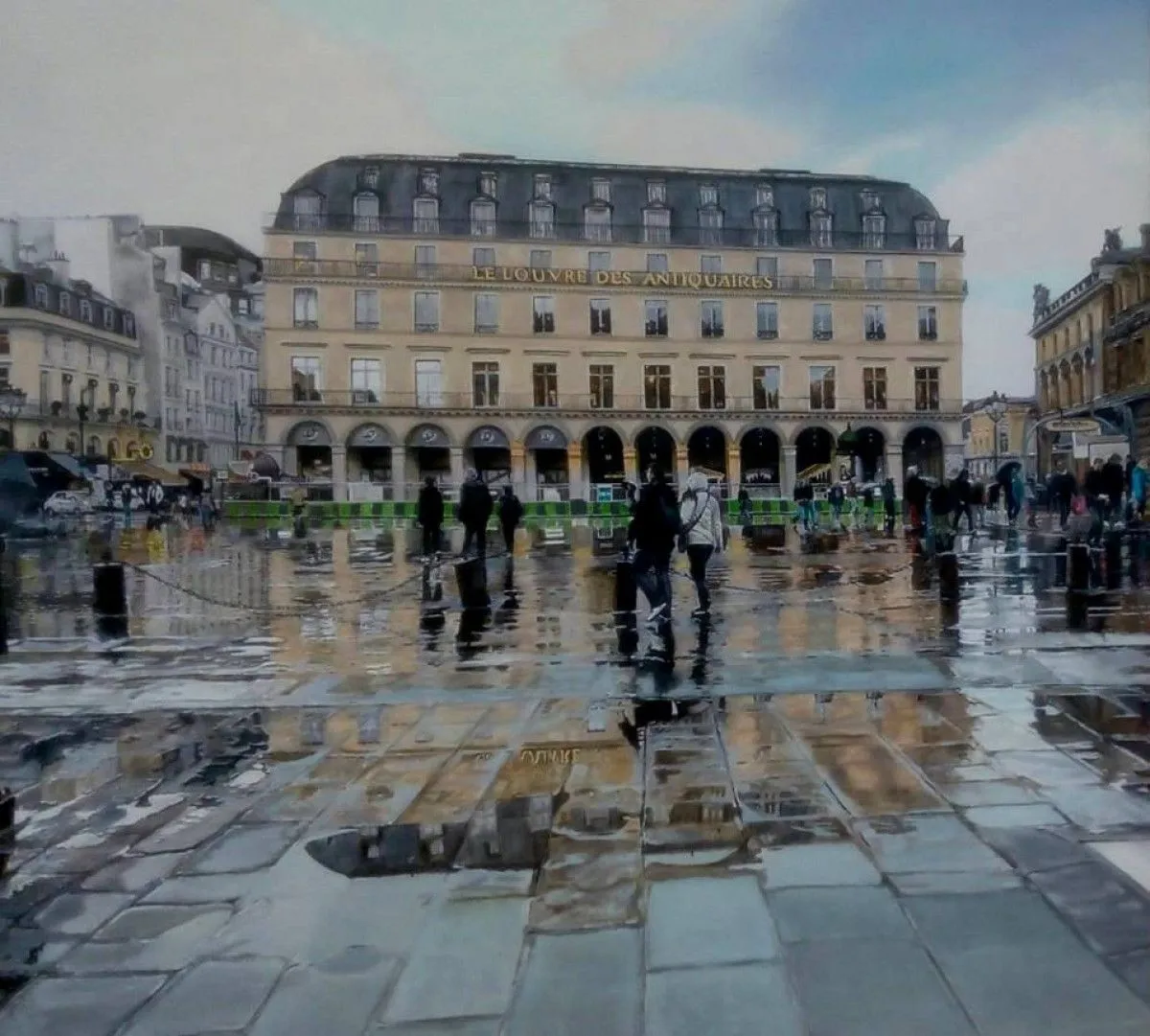 as cores de Paris, artwork by Lina M.