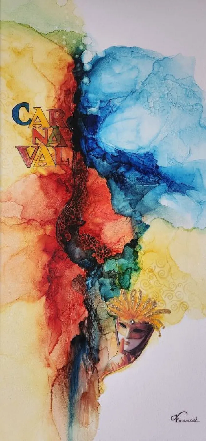 Les Colorées 7, œuvre de France Lamontagne