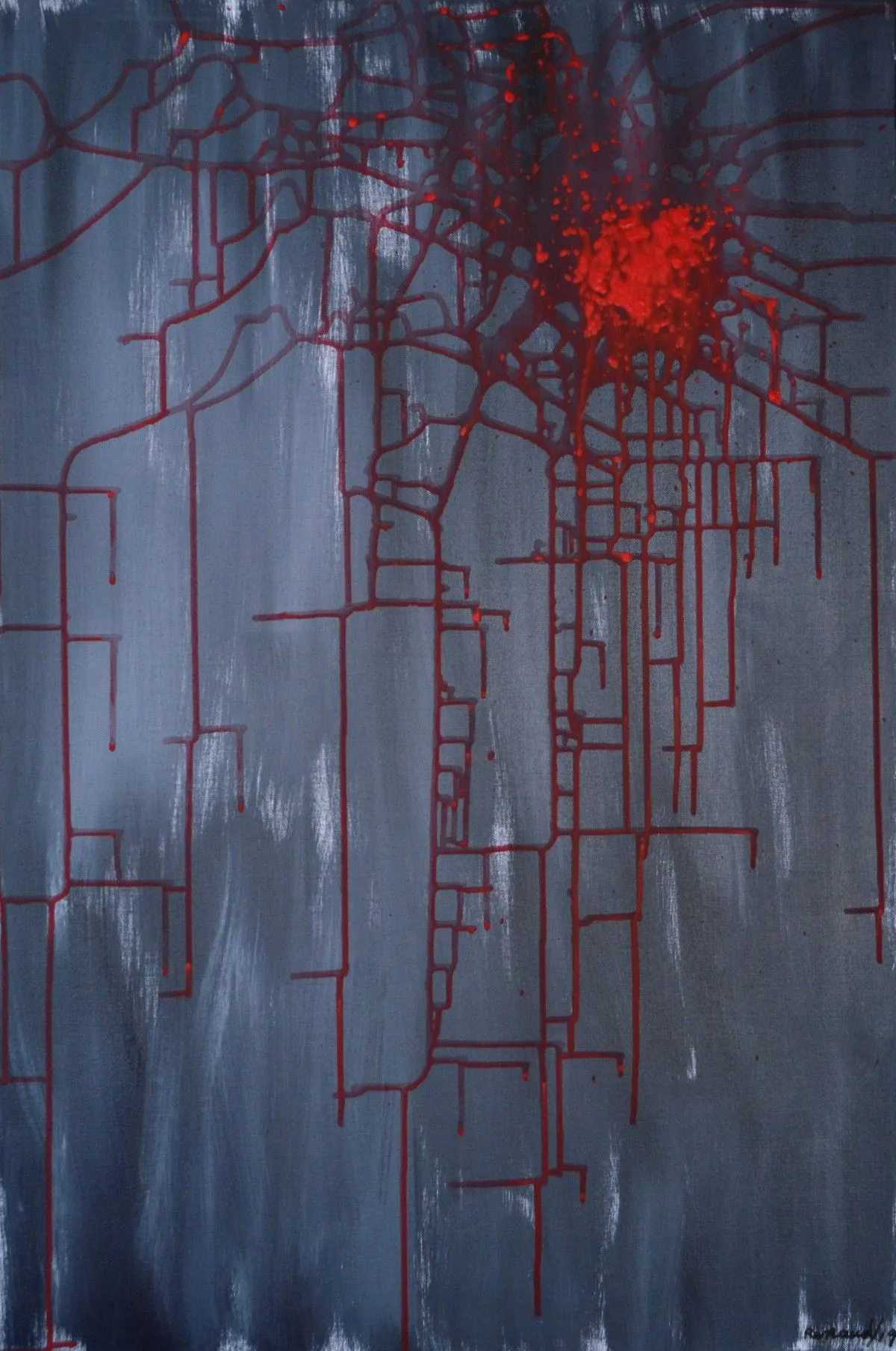 Composition 19-5, artwork by Marcel Renaud