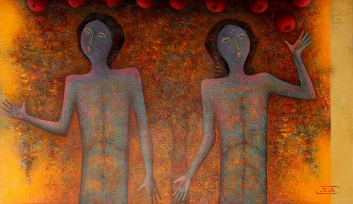 Adam and Eve, artwork by 1483334705