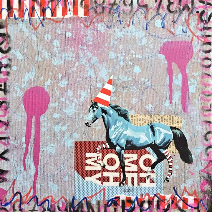Oh My Horse, artwork by Lorette C Luzajic