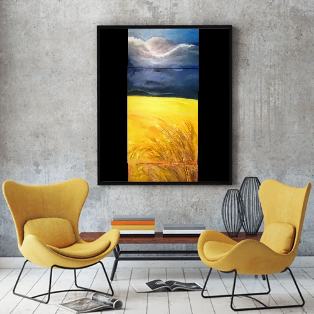 Avant l'orage - Before the thunderstorm, artwork by Sophie Fournier