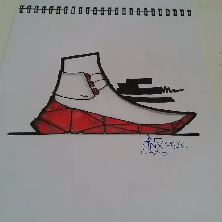 Sneaker designs, œuvre de Zweli Phiri